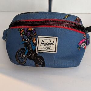 Herschel Supply Company Blue Motorcycle Print Men's Bag